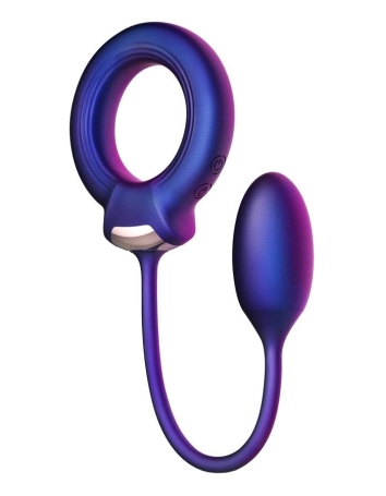 Виброкольцо с анальным шариком Eclipse