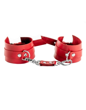 Красные наручники БДСМ Арсенал