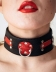 Чёрно-красный ошейник БДСМ Арсенал