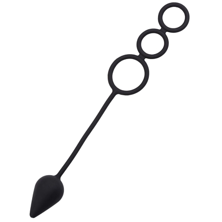 Эрекционные кольца с анальной пробкой Erotist Drop