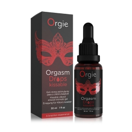 Cъедобный гель для клитора Orgie Orgasm Drops Kissable