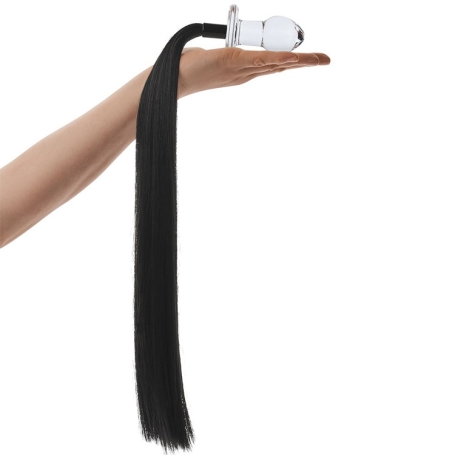 Пробка с хвостом Glas 3" Horse Tail